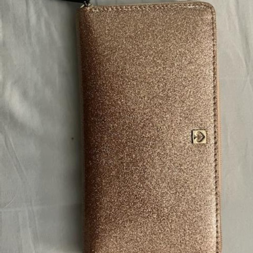 Pink Tinsel Kate Spade wallet
